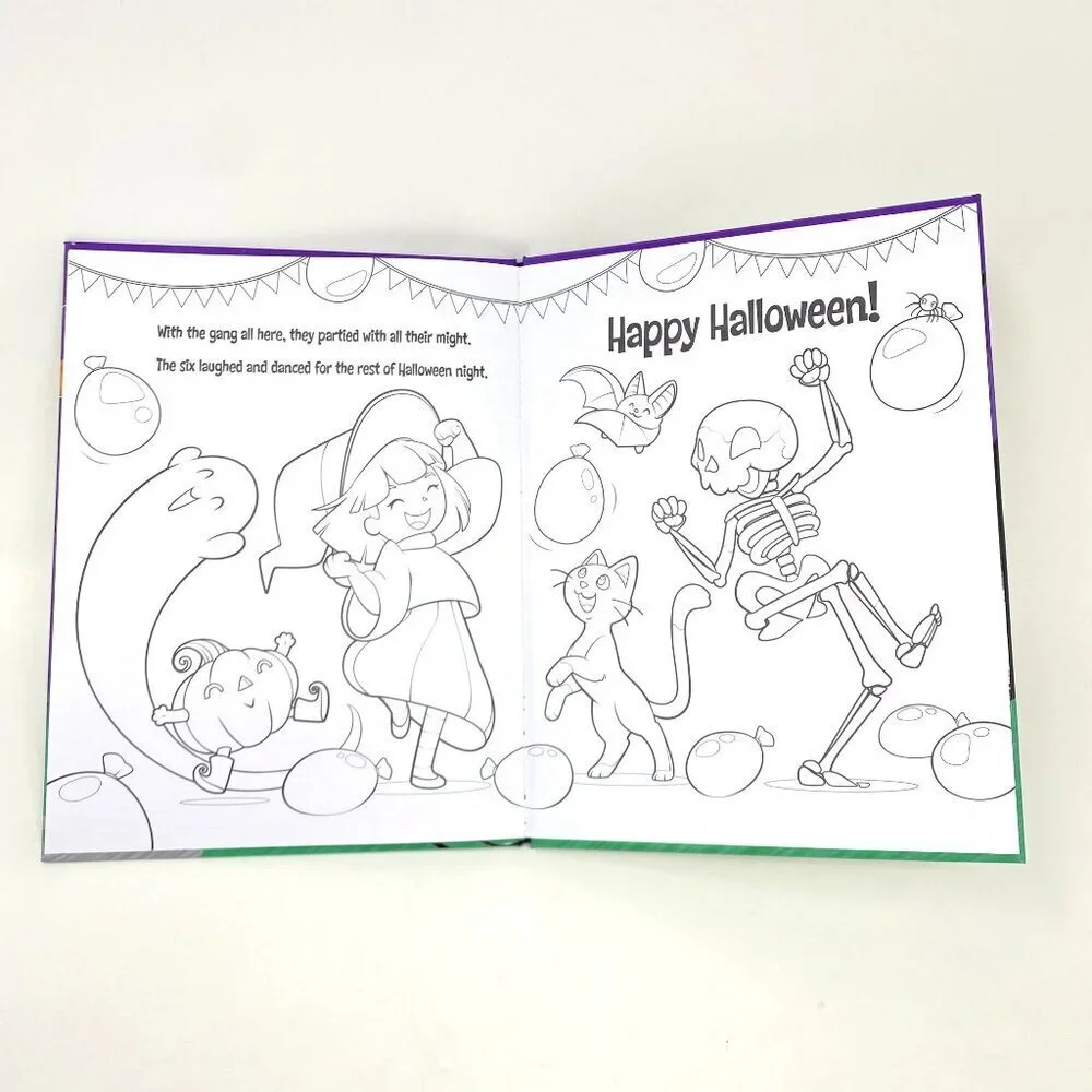 Bendon Counting to Halloween Color and Read Along Book Hardcover Storybook